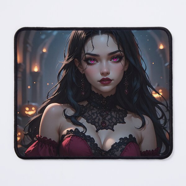 Item preview, Hot Halloween Anime Girl Goth Mommy Waifu Woman designed and sold by Your New Fixation.