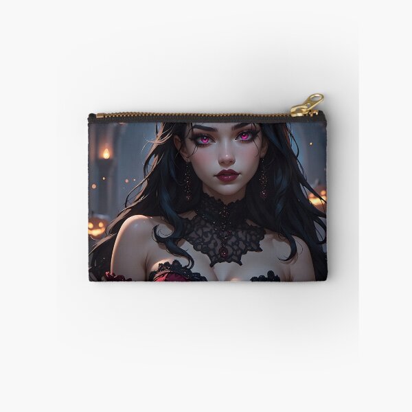 Item preview, Hot Halloween Anime Girl Goth Mommy Waifu Woman designed and sold by Your New Fixation.