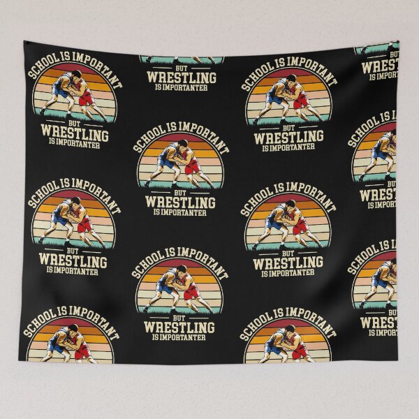 Item preview,  School Is Important But Wrestling Is Importanter designed and sold by DavidGibbs32.