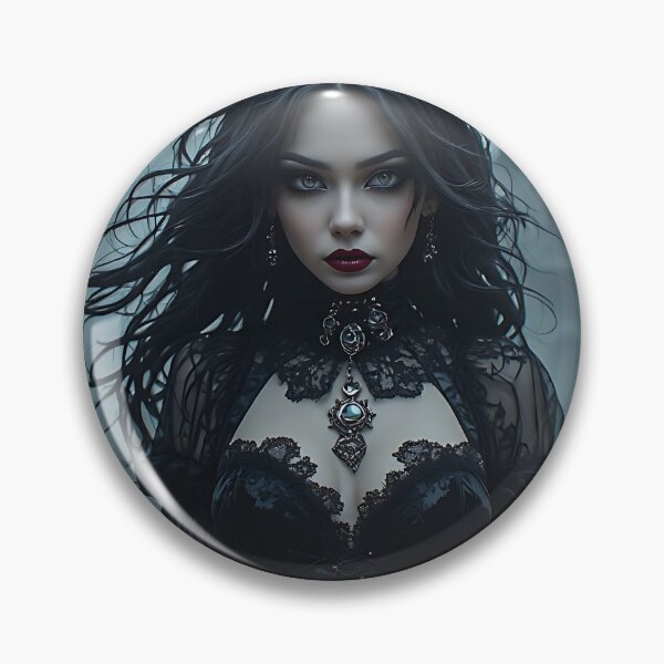 Item preview, Hot Halloween Anime Girl Goth Mommy Waifu Woman designed and sold by Your New Fixation.