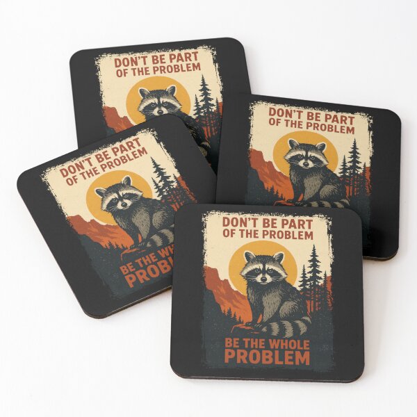 Item preview, Funny Raccoon Nature Wildlife Outdoor Graphic Sarcastic designed and sold by MarlaMaloneShop.