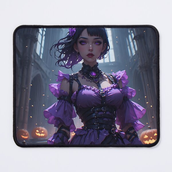Item preview, Hot Halloween Anime Girl Goth Mommy Waifu Woman designed and sold by Your New Fixation.