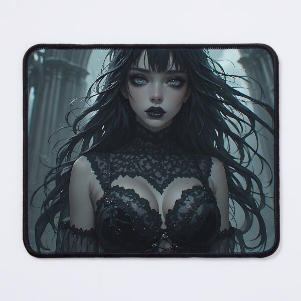 Item preview, Hot Halloween Anime Girl Goth Mommy Waifu Woman designed and sold by Your New Fixation.