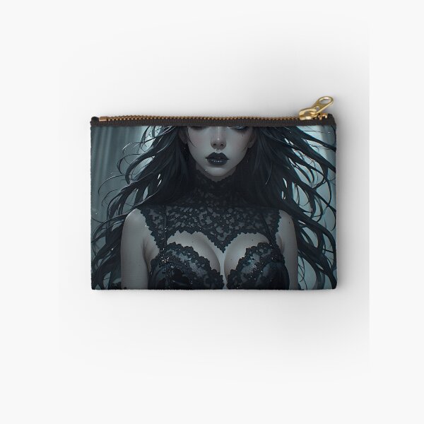 Item preview, Hot Halloween Anime Girl Goth Mommy Waifu Woman designed and sold by Your New Fixation.