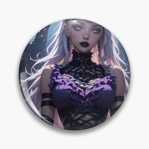 Item preview, Hot Halloween Anime Girl Goth Mommy Waifu Woman designed and sold by Your New Fixation.