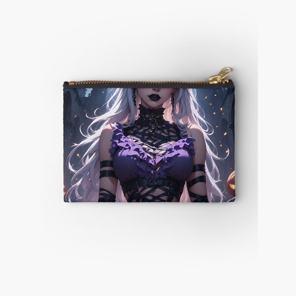 Item preview, Hot Halloween Anime Girl Goth Mommy Waifu Woman designed and sold by Your New Fixation.