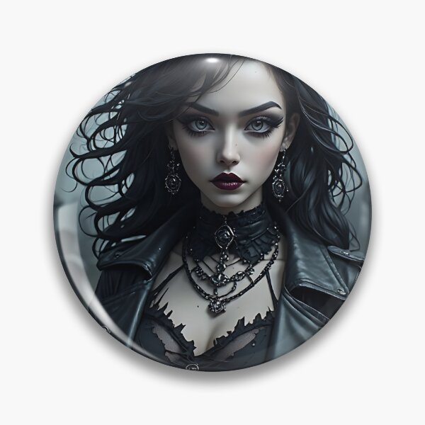Item preview, Hot Halloween Anime Girl Goth Mommy Waifu Woman designed and sold by Your New Fixation.