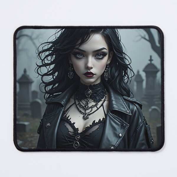 Item preview, Hot Halloween Anime Girl Goth Mommy Waifu Woman designed and sold by Your New Fixation.