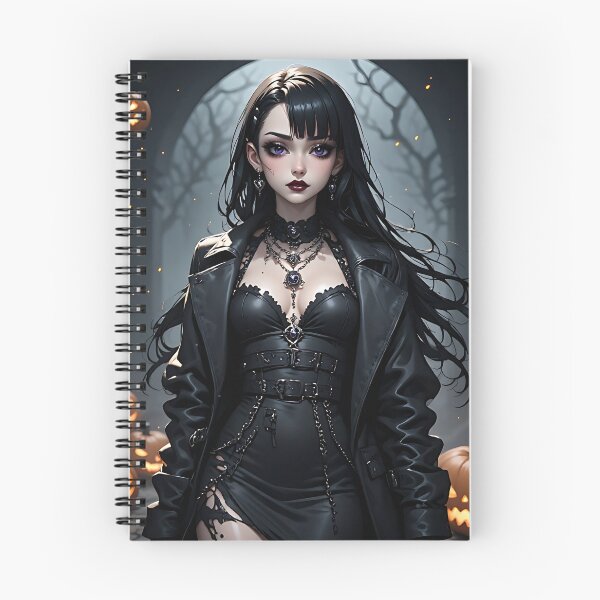 Item preview, Hot Halloween Anime Girl Goth Mommy Waifu Woman designed and sold by Your New Fixation.