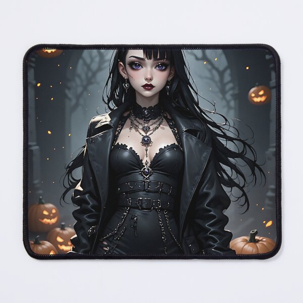 Item preview, Hot Halloween Anime Girl Goth Mommy Waifu Woman designed and sold by Your New Fixation.