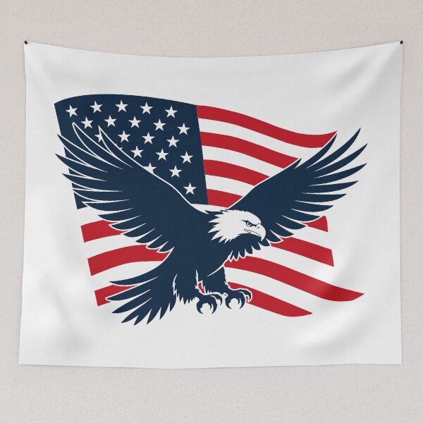 Item preview, American Flag Eagle | Bold Patriotic USA  designed and sold by Marshallamoakohene.