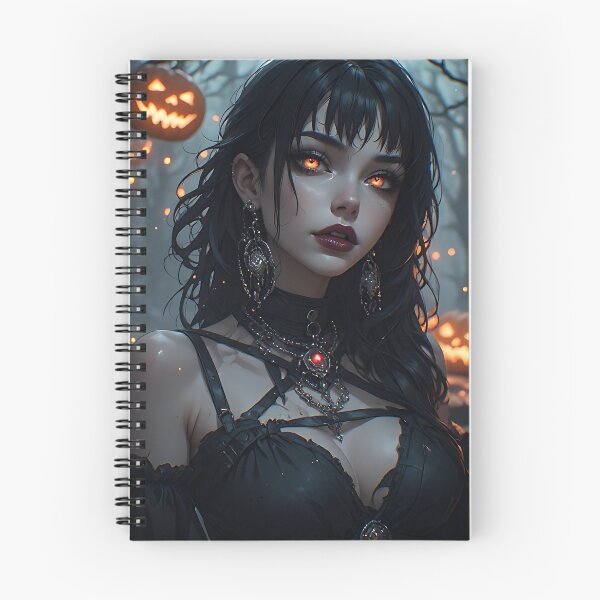 Item preview, Hot Halloween Anime Girl Goth Mommy Waifu Woman designed and sold by Your New Fixation.