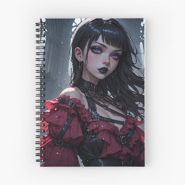 Item preview, Hot Halloween Anime Girl Goth Mommy Waifu Woman designed and sold by Your New Fixation.