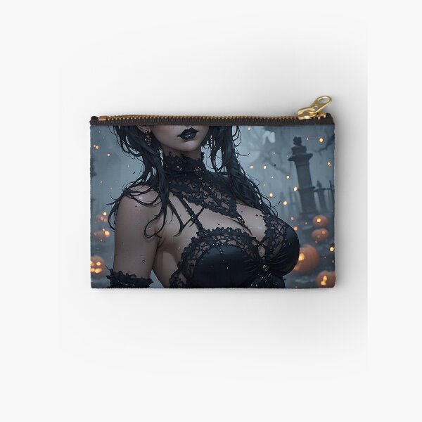 Item preview, Hot Halloween Anime Girl Goth Mommy Waifu Woman designed and sold by Your New Fixation.