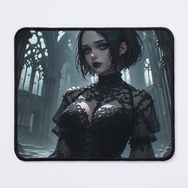 Item preview, Hot Halloween Anime Girl Goth Mommy Waifu Woman designed and sold by Your New Fixation.
