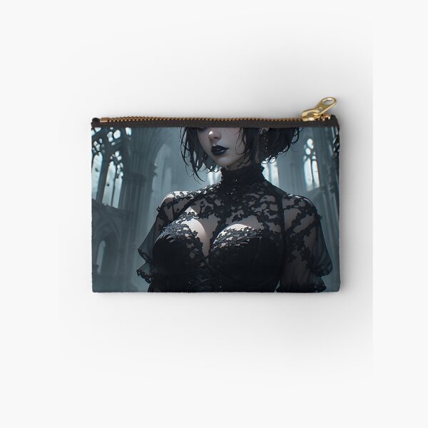 Item preview, Hot Halloween Anime Girl Goth Mommy Waifu Woman designed and sold by Your New Fixation.
