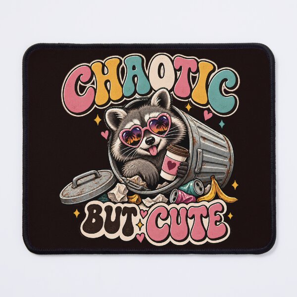 Item preview, Cute Chaotic Raccoon designed and sold by Twstuff.