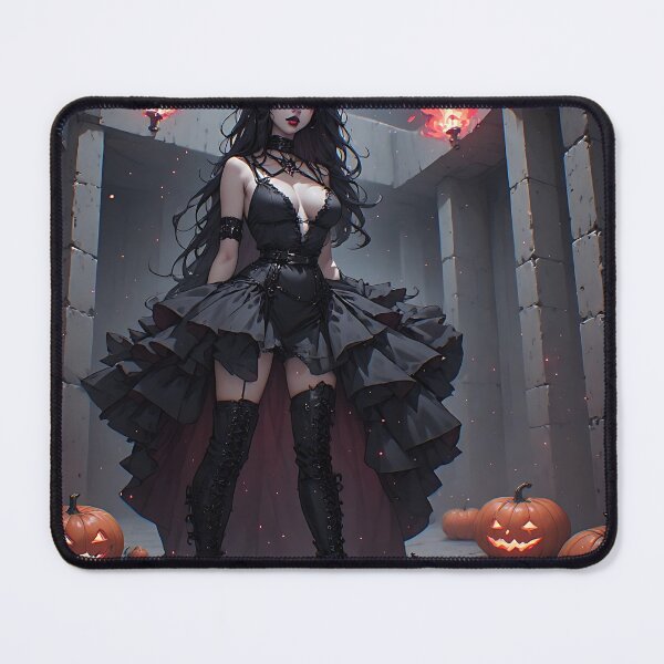 Item preview, Hot Halloween Anime Girl Goth Mommy Waifu Woman designed and sold by Your New Fixation.