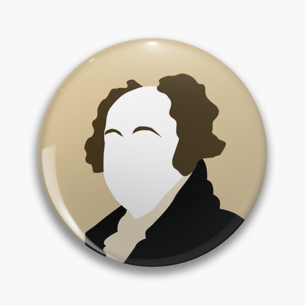 Item preview, Minimalist John Adams Portrait designed and sold by alvaromontoro.