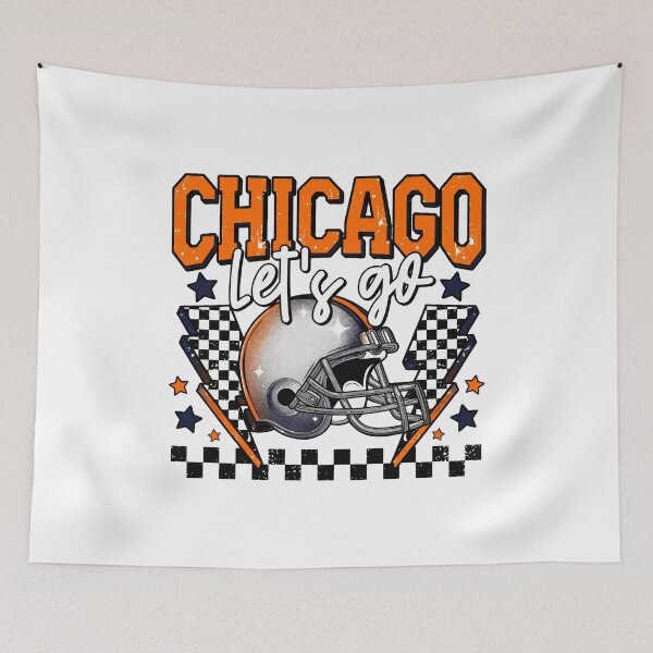 Item preview, Chicago Football Spirit Retro Graphic designed and sold by RevisEllana.