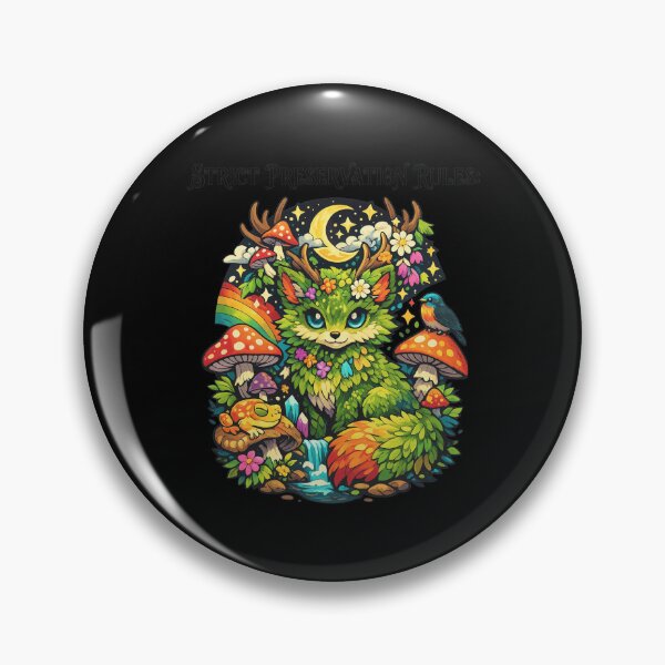 Item preview, Forest Spirit Creature and Moon Artwork designed and sold by SERHIPLET.
