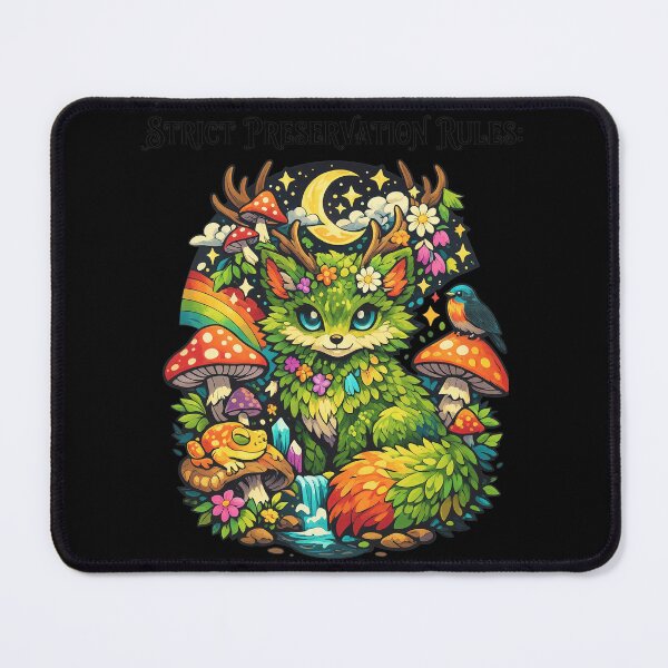 Item preview, Forest Spirit Creature and Moon Artwork designed and sold by SERHIPLET.