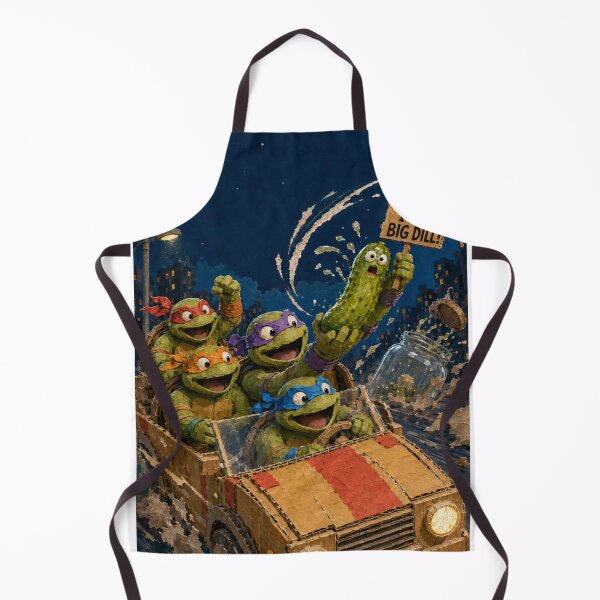 Item preview, The Last Pickle Turtle Rescue – Whimsical Fantasy Vehicle Art 2 designed and sold by Mirgonhood.