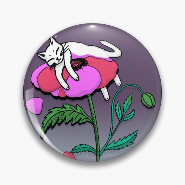 Item preview, Dreamer Poppy Tarot Cat designed and sold by catnbloom.