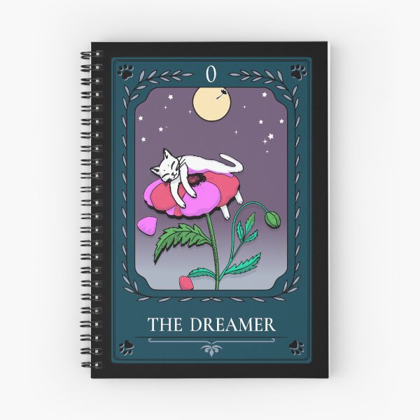 Item preview, Dreamer Poppy Tarot Cat designed and sold by catnbloom.