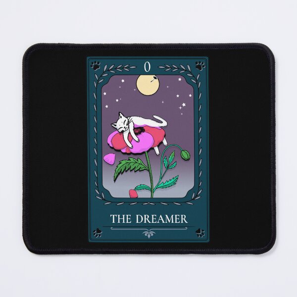 Item preview, Dreamer Poppy Tarot Cat designed and sold by catnbloom.