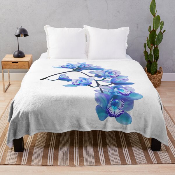 Item preview, Exquisite Elegant Blue Cymbidium Orchid Cascade Shapes Mania designed and sold by Shapes-Mania.