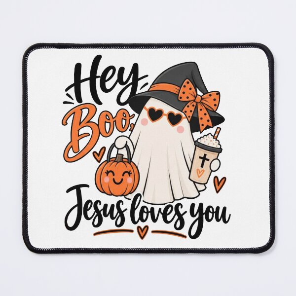 Item preview, Hey Boo, Jesus Loves You designed and sold by gidel-sales.