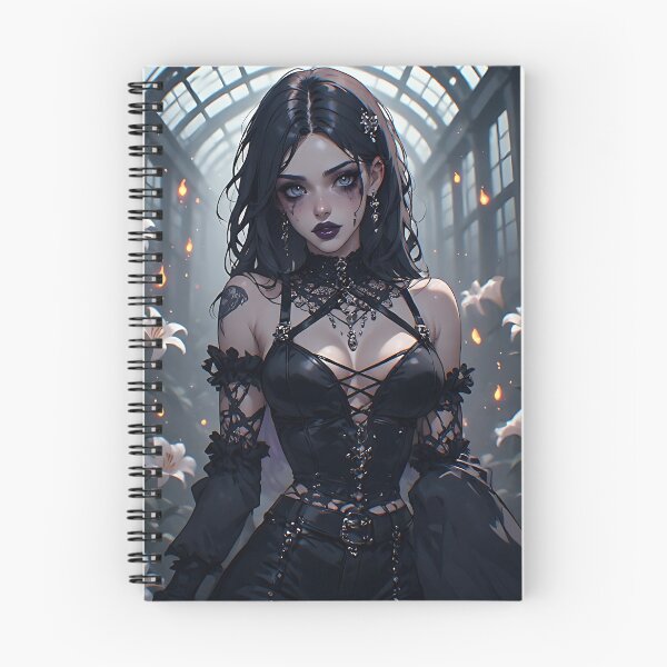 Item preview, Hot Halloween Anime Girl Goth Mommy Waifu Woman designed and sold by Your New Fixation.