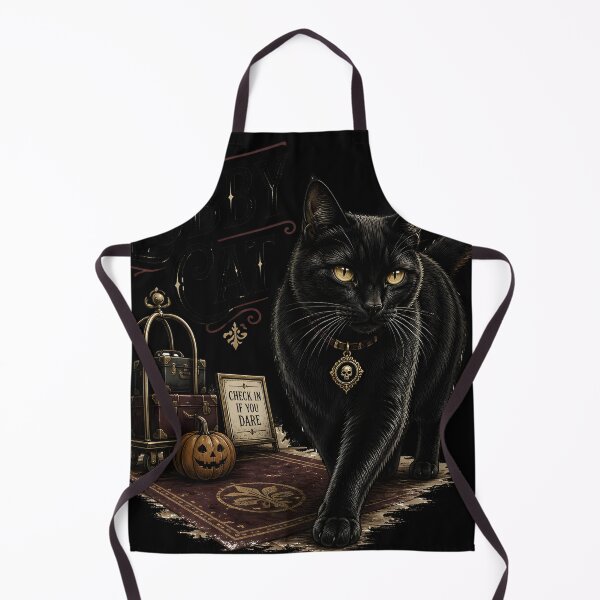 Item preview, Haunted Lobby Cat Retro Halloween Poster Halloween designed and sold by KristenosNehk.