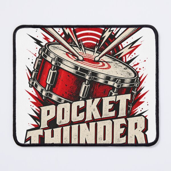 Item preview, Pocket Thunder Drummer Graphic designed and sold by S06PMarketing.
