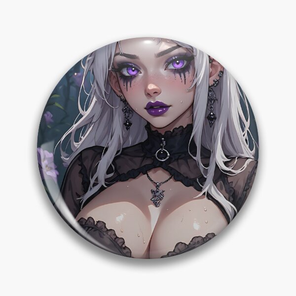 Item preview, Hot Halloween Anime Girl Goth Mommy Waifu Woman designed and sold by Your New Fixation.