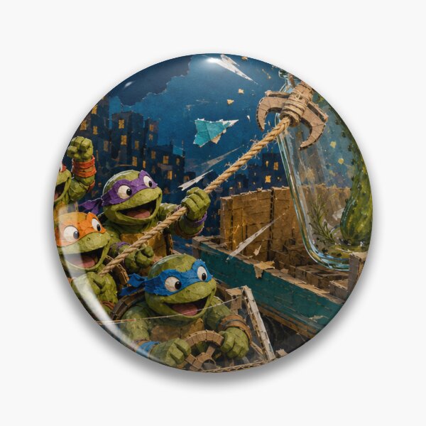 Item preview, The Last Pickle Turtle Rescue – Whimsical Fantasy Vehicle Art 3 designed and sold by Mirgonhood.