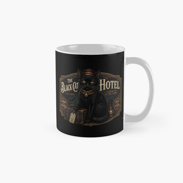 Item preview, Black Cat Bellhop Retro Halloween Poster Halloween designed and sold by KristenosNehk.