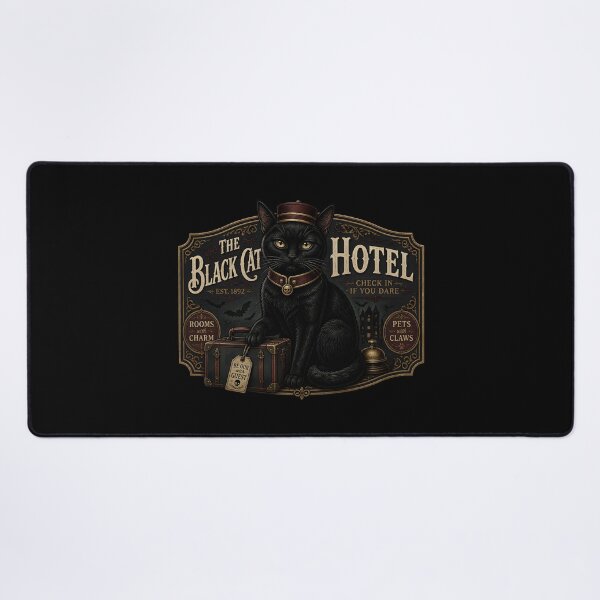 Item preview, Black Cat Bellhop Retro Halloween Poster Halloween designed and sold by KristenosNehk.