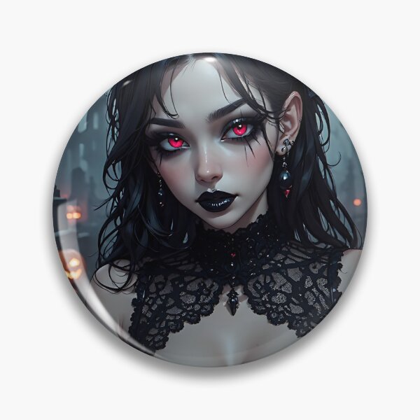 Item preview, Hot Halloween Anime Girl Goth Mommy Waifu Woman designed and sold by Your New Fixation.