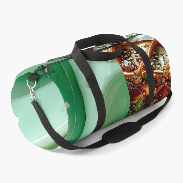 Item preview, Celadon Wave and Metallic Copper Vortex designed and sold by Vicky Brago-Mitchell®.