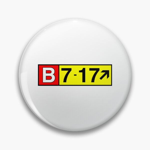 Item preview, B717 Jetliner Authentic Airport Sign - Aviation Graphic Art designed and sold by Magazine Combate.