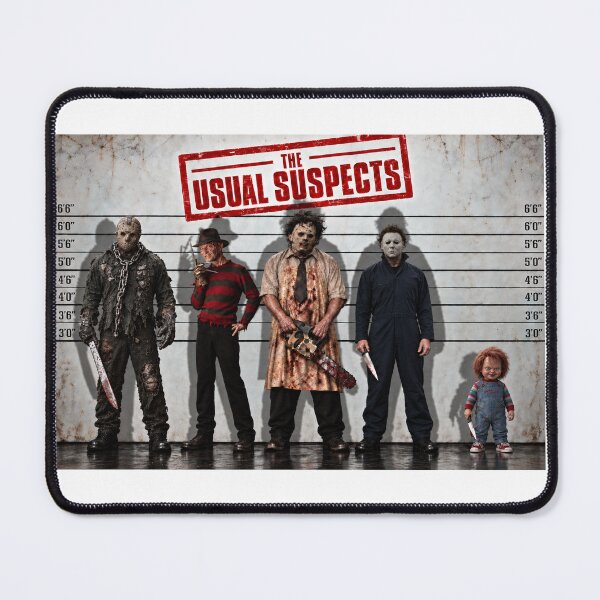 Item preview, The Usual Suspects of Horror designed and sold by Obey Graphix.