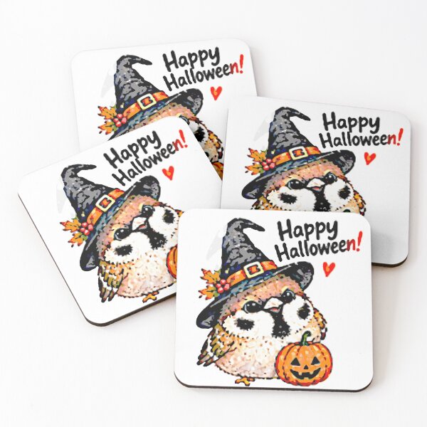 Item preview, Halloween Cute Sparrow Bird Witch designed and sold by countrymouse.