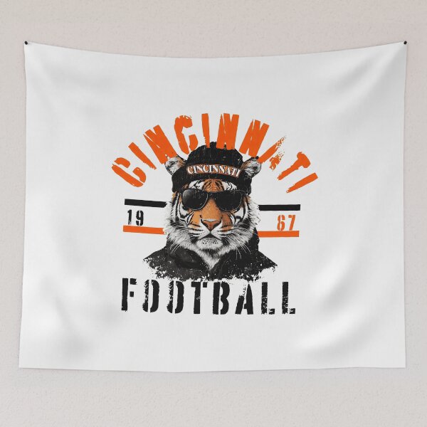 Item preview, Cincinnati Football Tiger Retro Style designed and sold by PettetLal1995.
