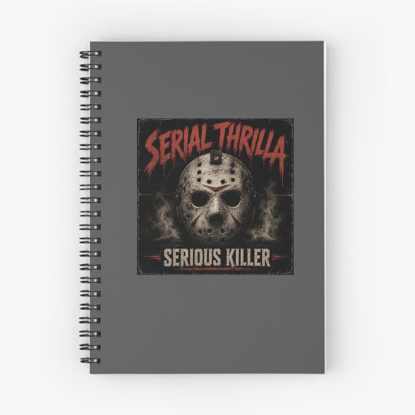 Item preview, Serial Thrilla Serious Killer Slasher Horror Humour designed and sold by Hornace88studio.