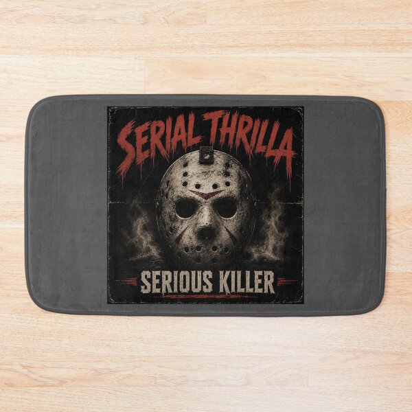 Item preview, Serial Thrilla Serious Killer Slasher Horror Humour designed and sold by Hornace88studio.