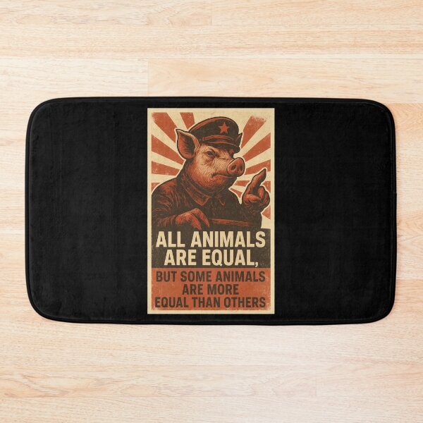 Item preview, Pig Propaganda Poster Quote  designed and sold by SERHIPLET.