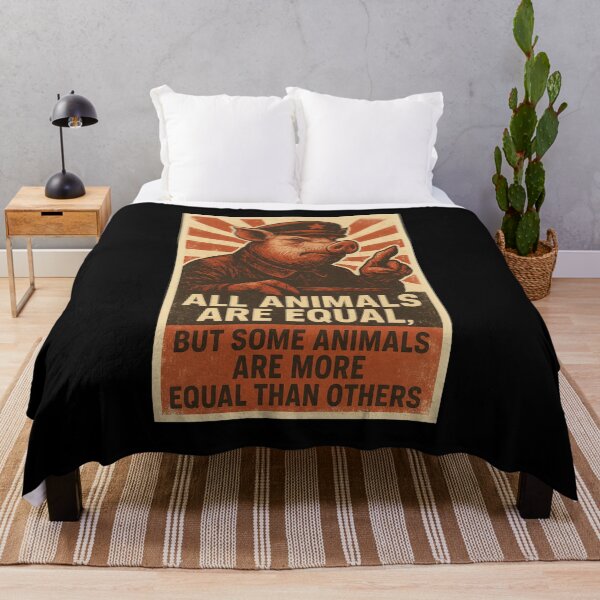 Item preview, Pig Propaganda Poster Quote designed and sold by SERHIPLET.