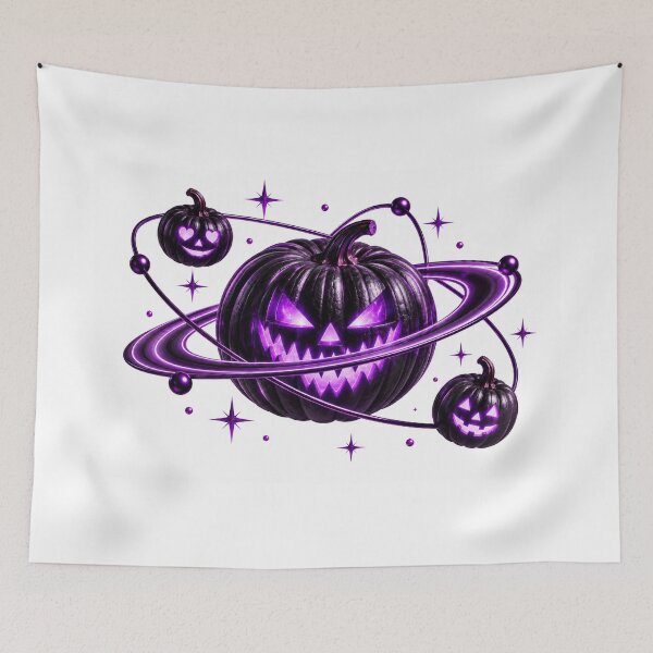 Item preview, Neon Pumpkin Orbit designed and sold by DansCreations42.